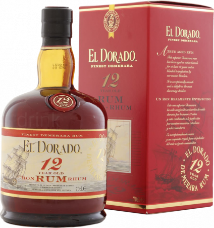 El Dorado 12y 70cl - Demerara Distillers ltd - Rum Guyana Britannica