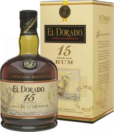 El Dorado 15y 70cl - Demerara Distillers ltd - Rum Guyana Britannica