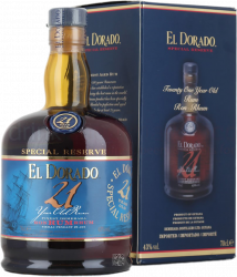 El Dorado 21y 70cl - Demerara Distillers ltd - Rum Guyana Britannica