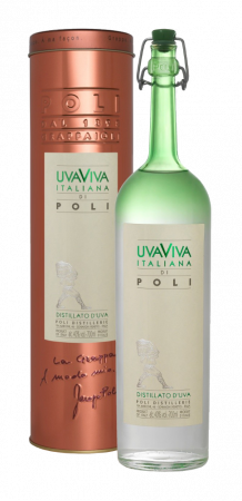 Grappa Uvaviva Italiana 70cl - Distilleria Poli - Grappa Italia